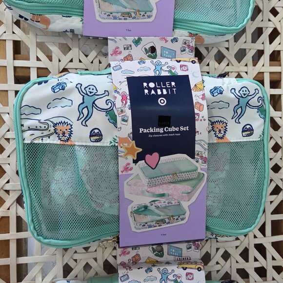 Roller Rabbit Target Packing Cubes - Picture 1 of 3